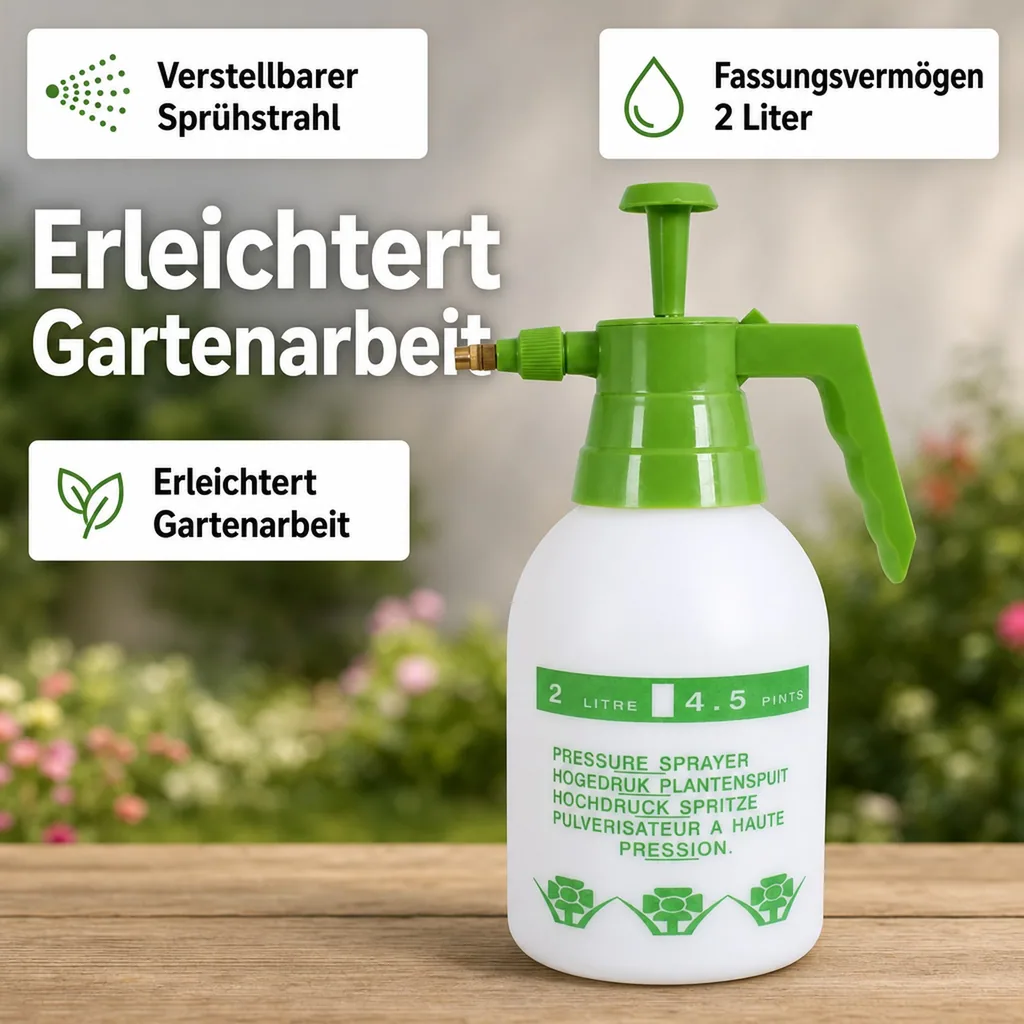 Drucksprüher 2 Liter 13 cm x 30 cm