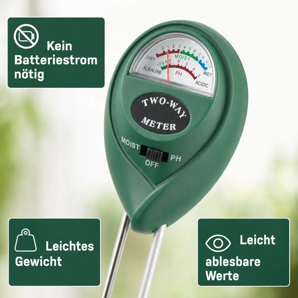 Bodentester PH-Wert/ Feuchtigkeit