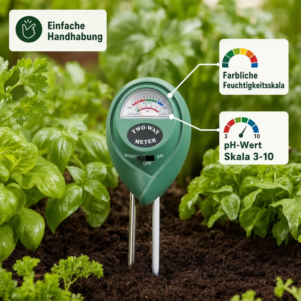 Bodentester PH-Wert/ Feuchtigkeit