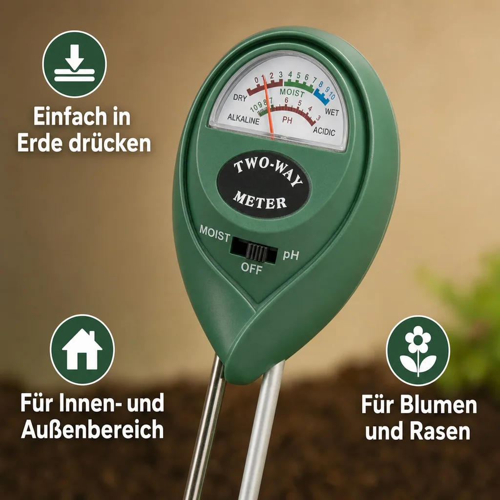 Bodentester PH-Wert/ Feuchtigkeit