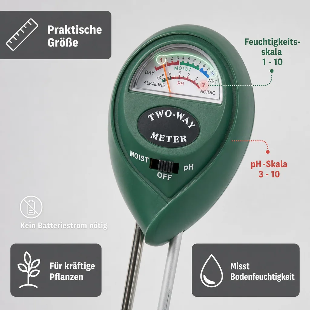 Bodentester PH-Wert/ Feuchtigkeit