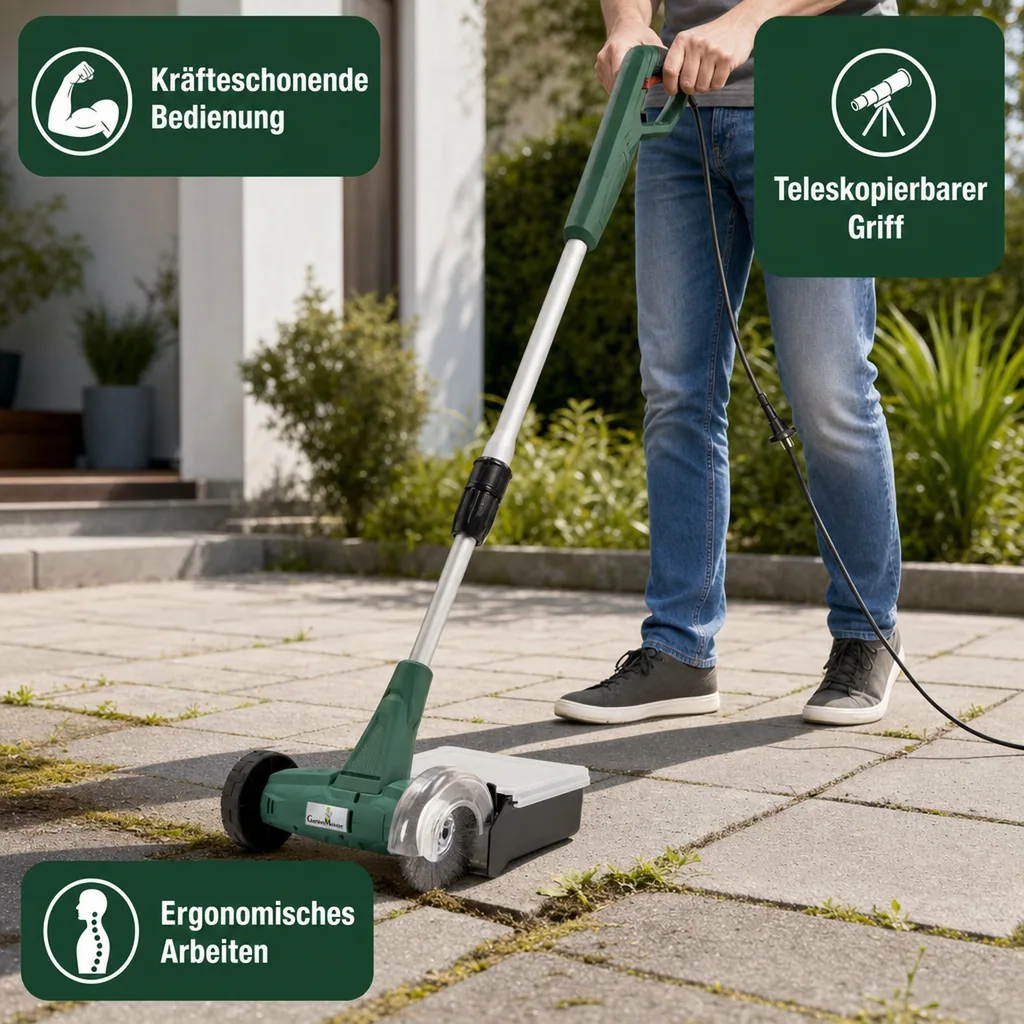 2in1 Fugen-Power-Fräse mit Fangbox