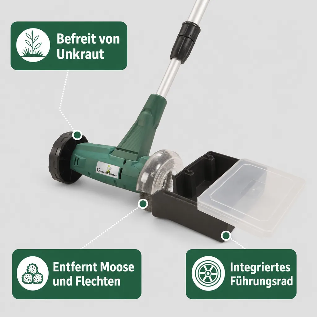 2in1 Fugen-Power-Fräse mit Fangbox