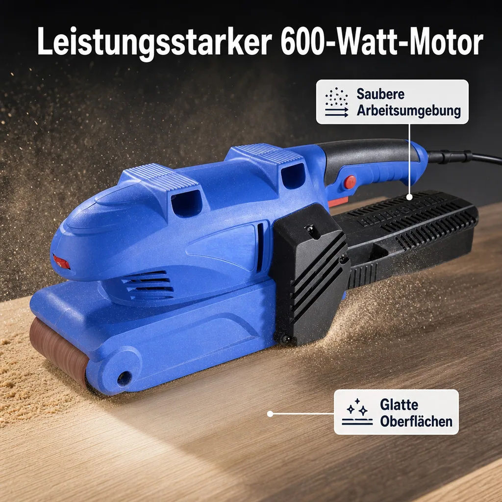Bandschleifer 600 W - 2 Funktionen