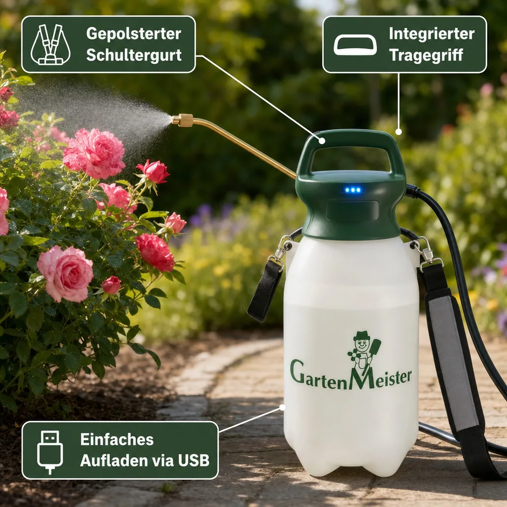 Akku-Sprühgerät Li-Ionen 8 Liter "GM ASL 8"