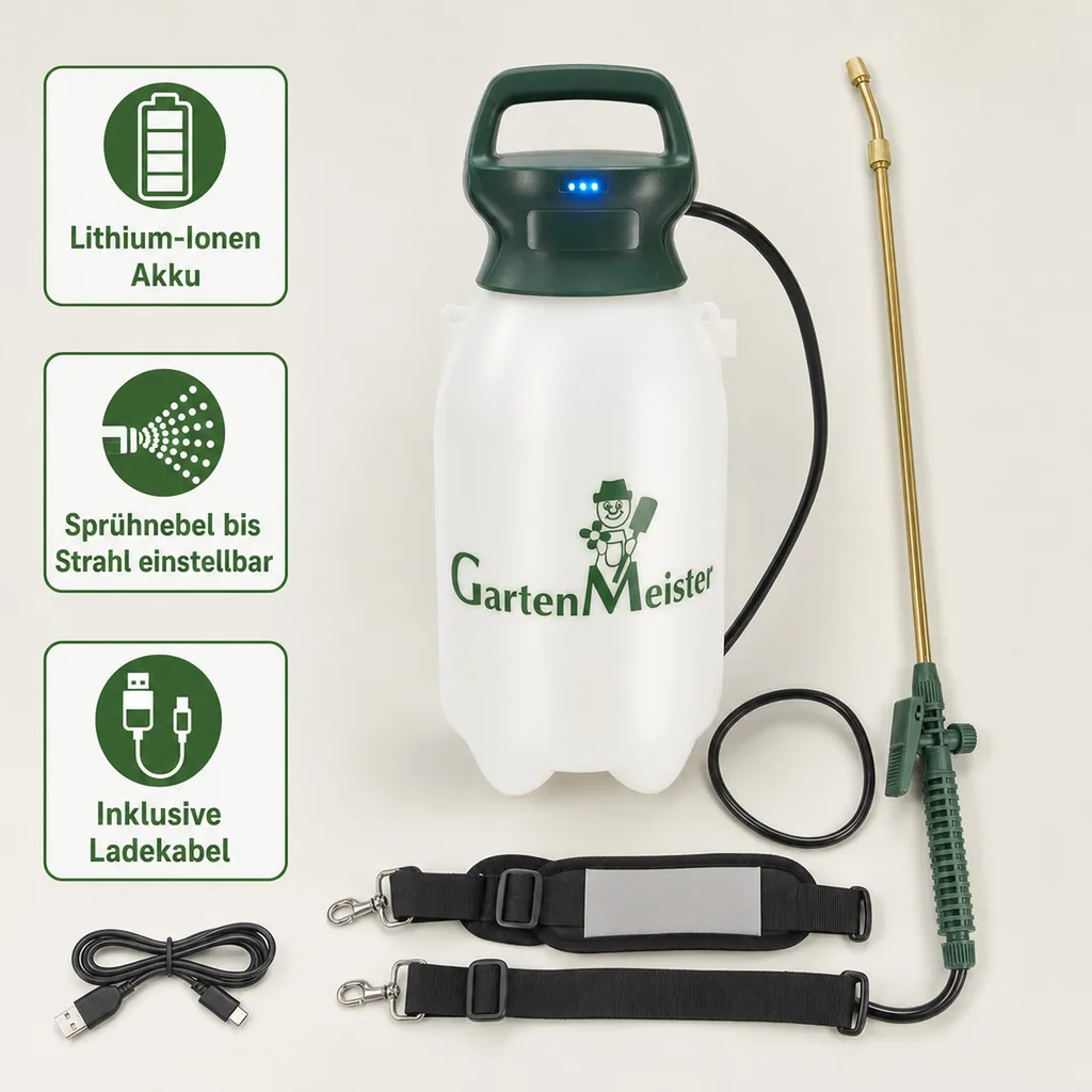 Akku-Sprühgerät Li-Ionen 8 Liter "GM ASL 8"