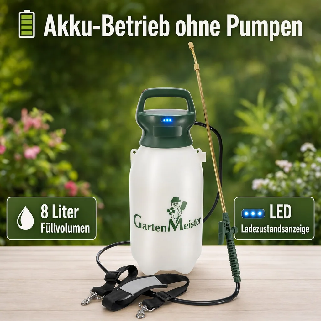 Akku-Sprühgerät Li-Ionen 8 Liter "GM ASL 8"