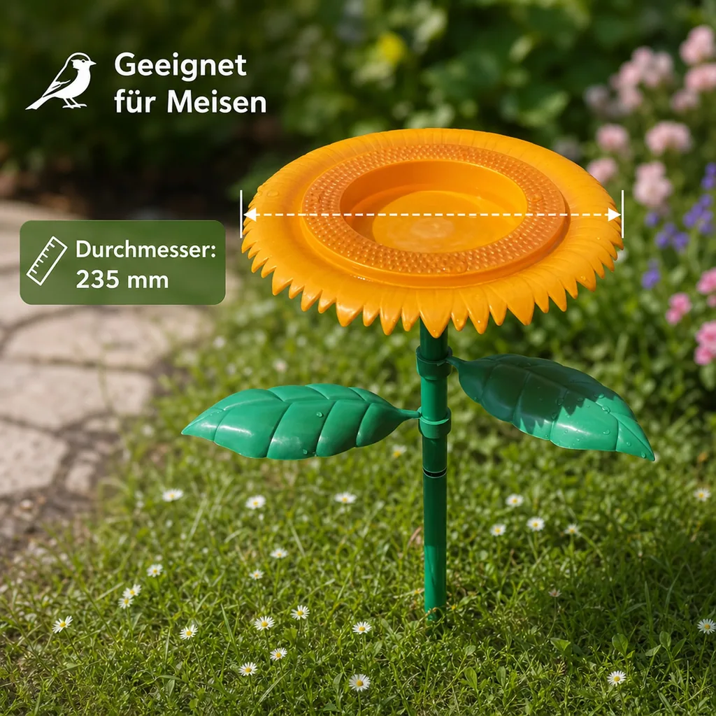 Vogeltränke "Sonnenblume"