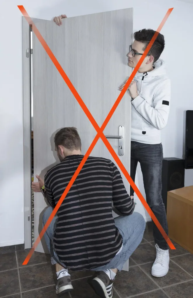 Tür-Einsetzhilfe