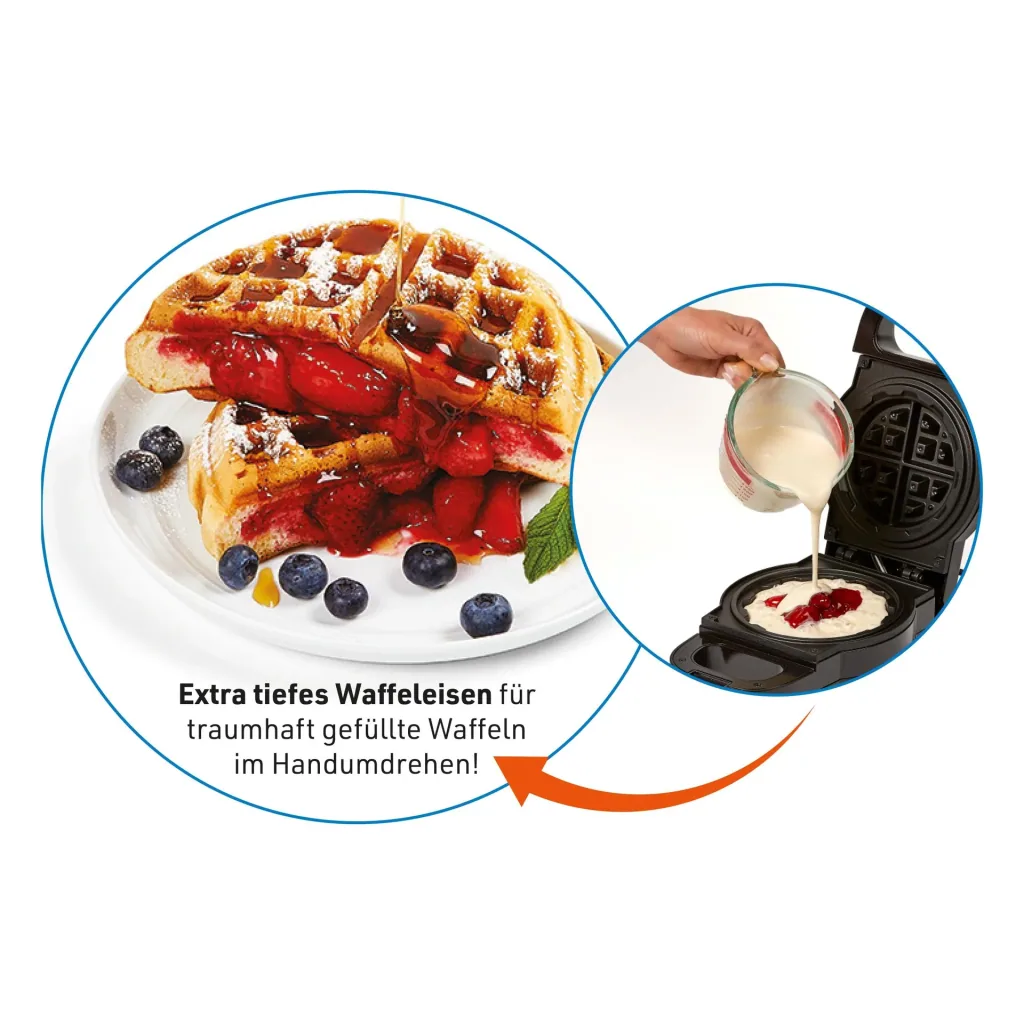 Wafflestar Power XL, Ø 18 cm