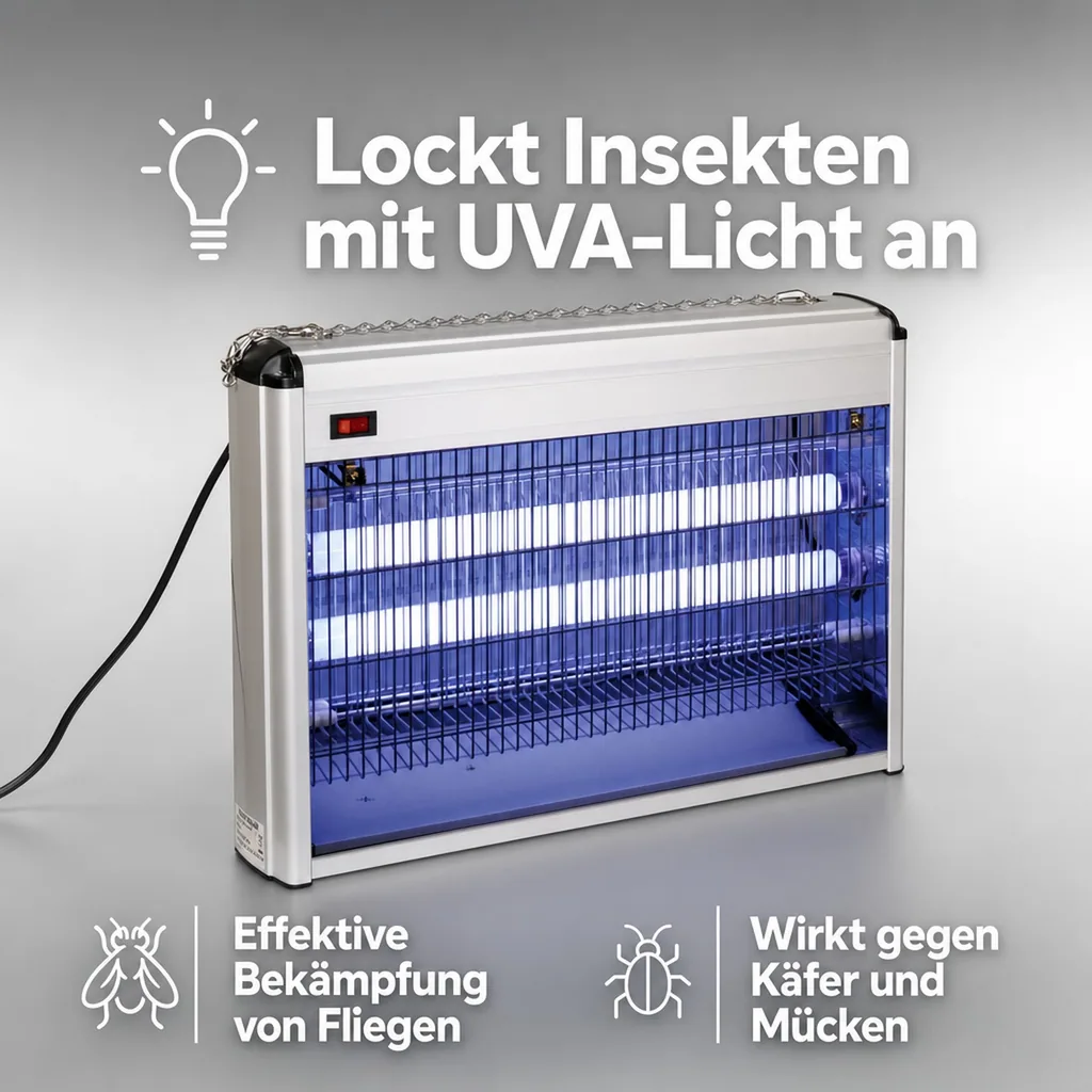Elektrischer Fliegenvernichter ECO mit 2 x 15 Watt Röhren