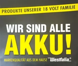 18 V Nass/Trockensauger WNTS, ohne Akku und Ladegerät