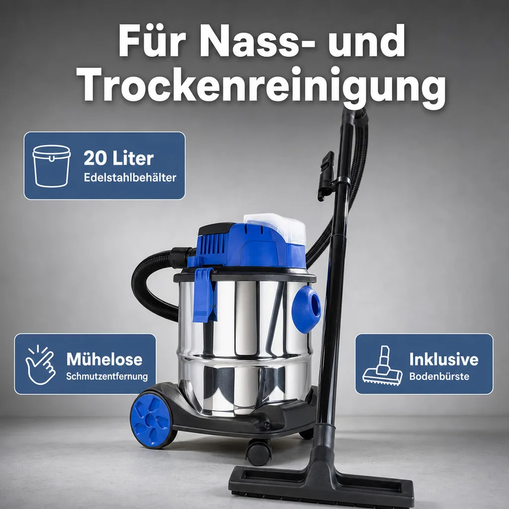 18 V Nass/Trockensauger WNTS, ohne Akku und Ladegerät