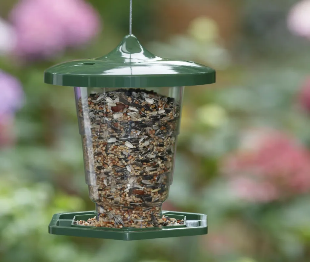 Vogelfutter Silohaus, grün