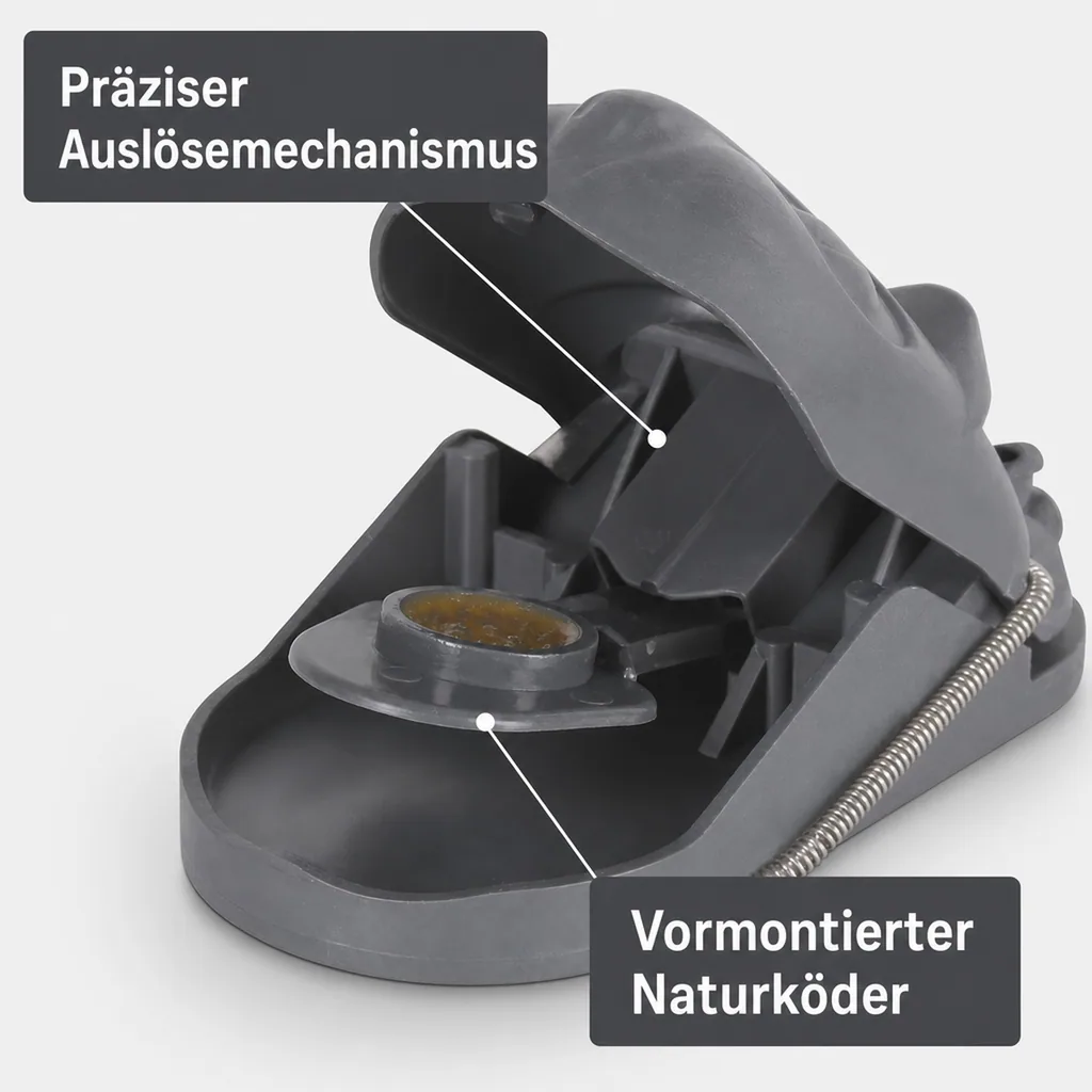 Mausefalle "mouseStop", 2 Stück