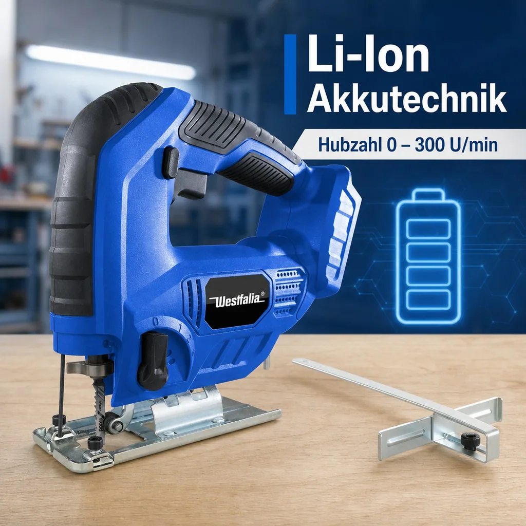 Akku Stichsäge Li-Ion ASS18 18 V, ohne Akku und Ladegerät