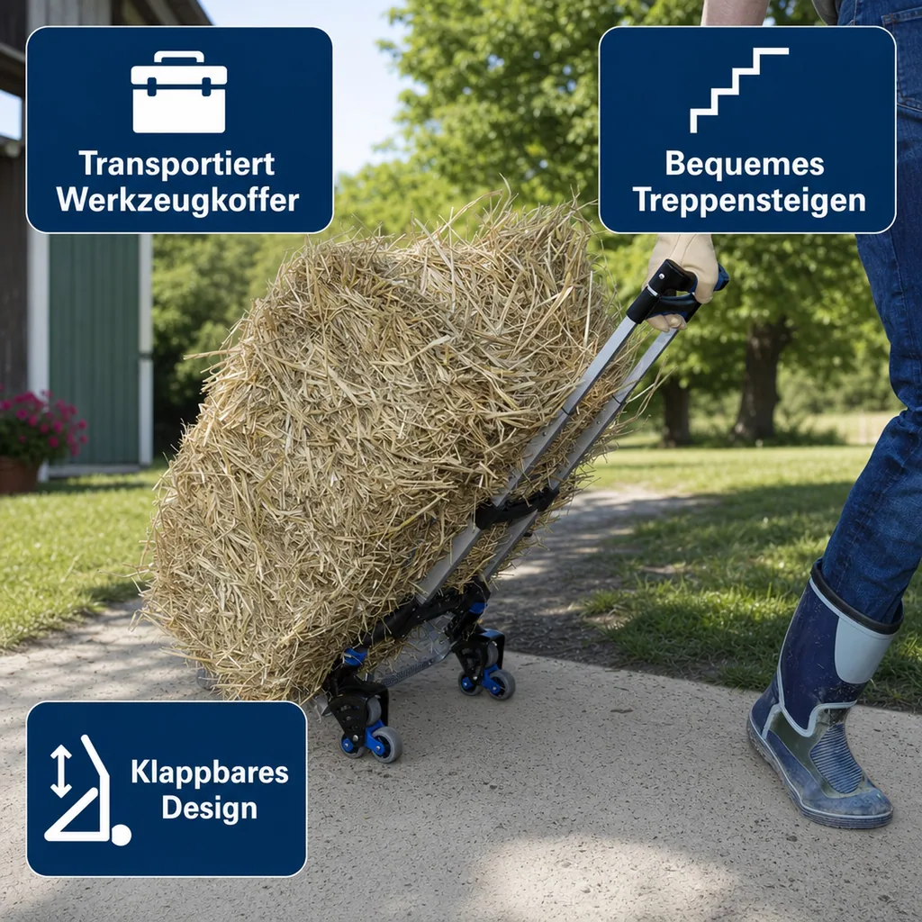 Treppen-Sackkarre, klappbar