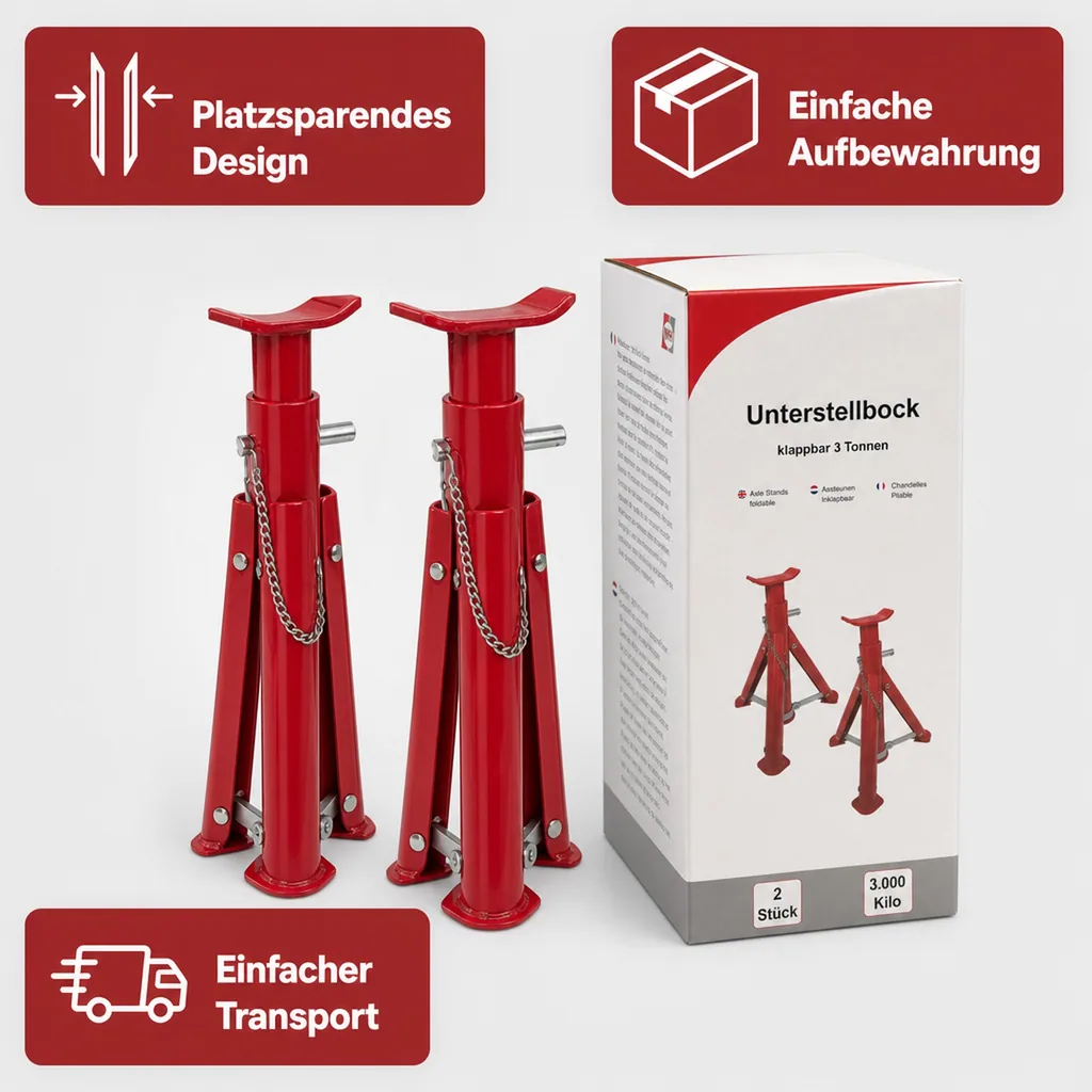 Unterstellbock klappbar, 3 t. 2 Stück