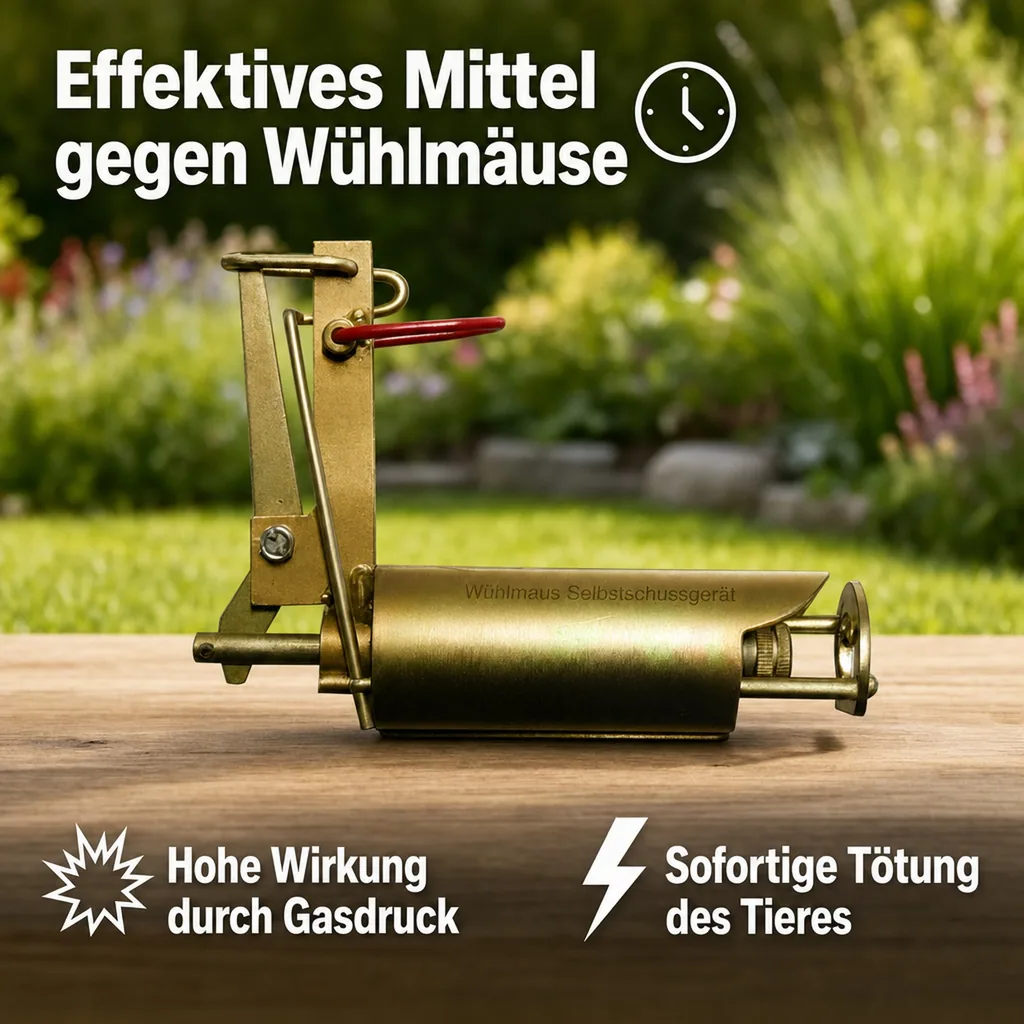 Wühlmaus Selbstschussgerät