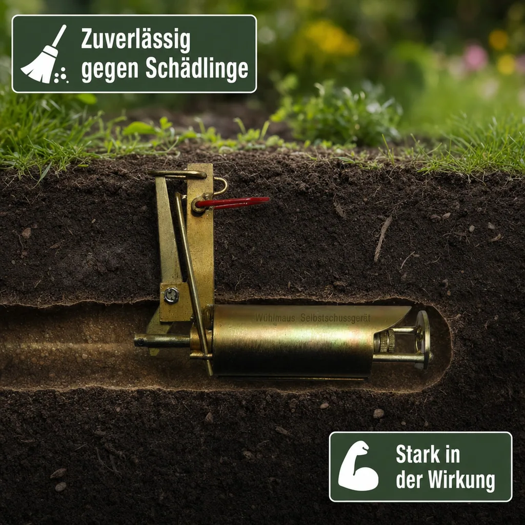 Wühlmaus Selbstschussgerät