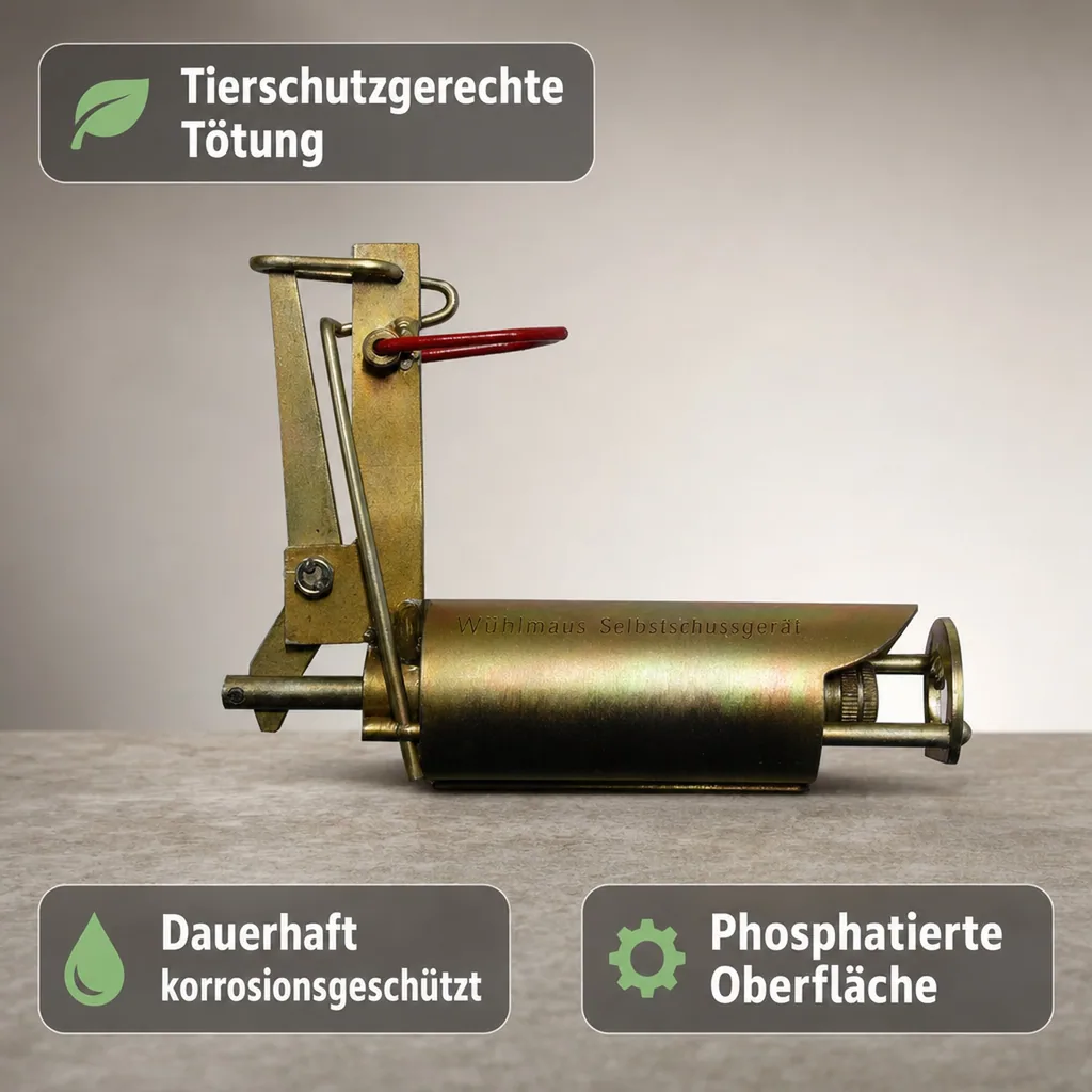 Wühlmaus Selbstschussgerät