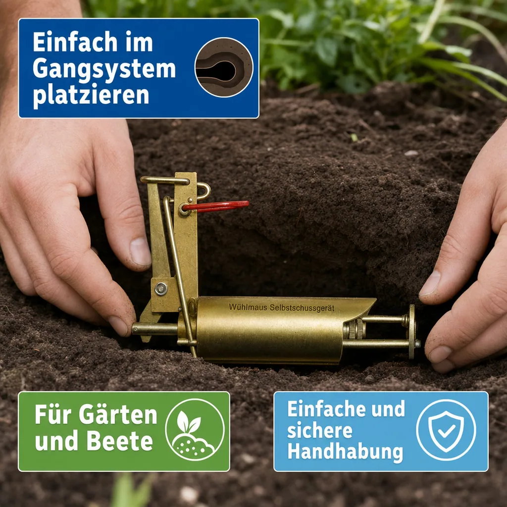 Wühlmaus Selbstschussgerät