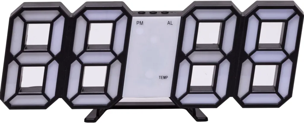 3D LED-Uhr