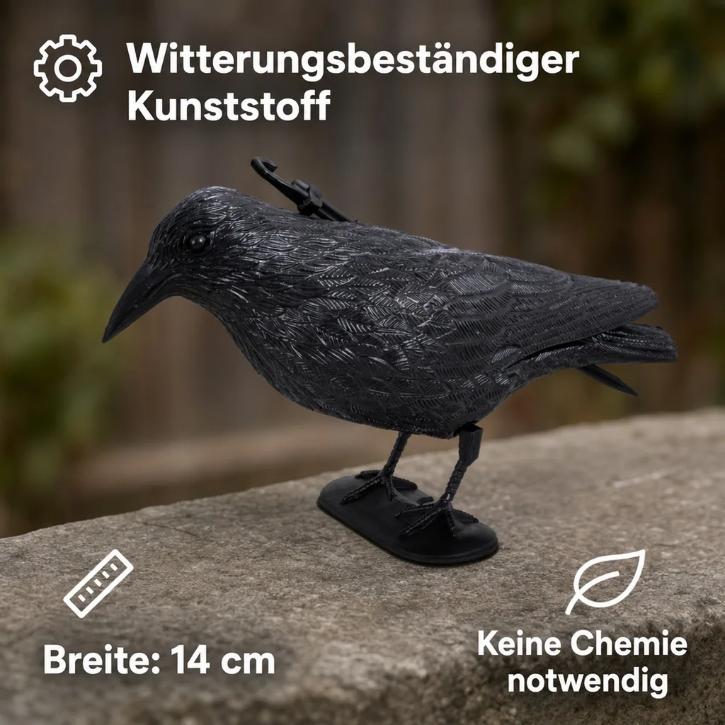Taubenschreck Rabe