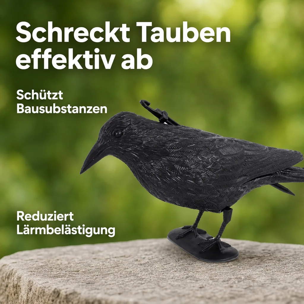 Taubenschreck Rabe