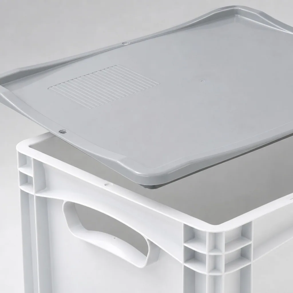 Eurobox Auflagedeckel 40x30cm grau