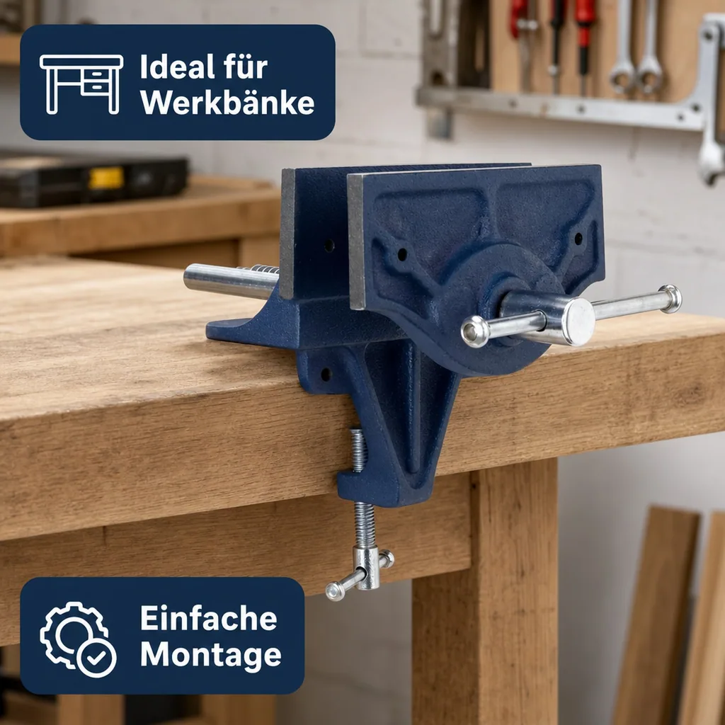 Transportabler Schraubstock