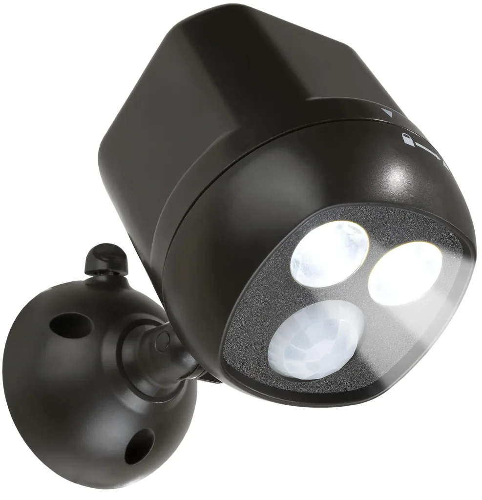 LED-Sicherheitsleuchte mit Funkkopplung, 2 Stück (Batterien nicht enthalten)