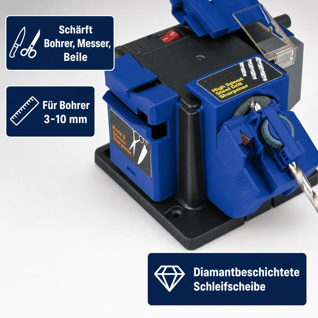 Multifunktions Schleif- und Schärfstation