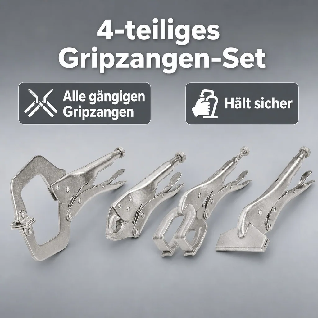 Grip Zangen Set 4-teilig