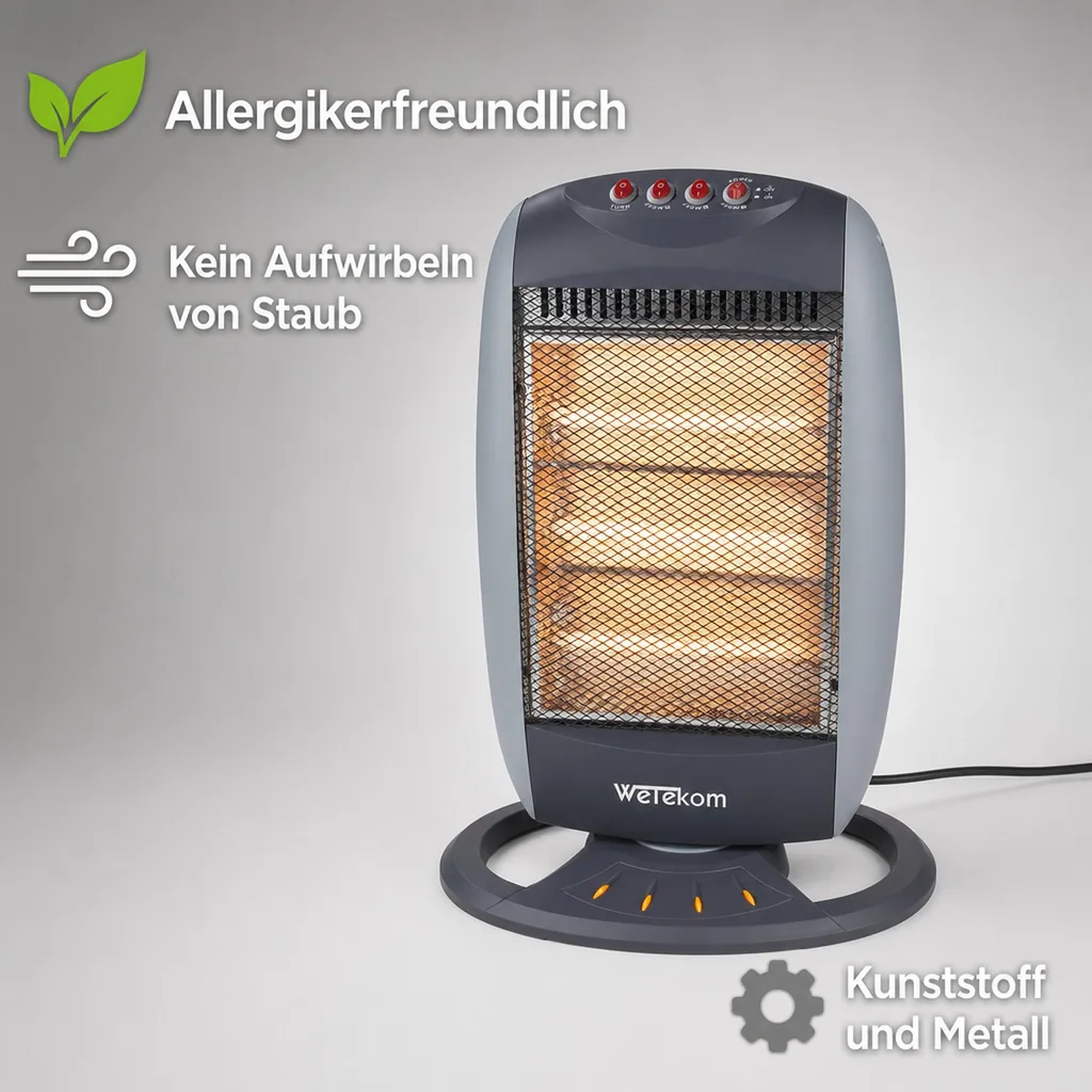 Halogen Heizgerät, 3 Stufen