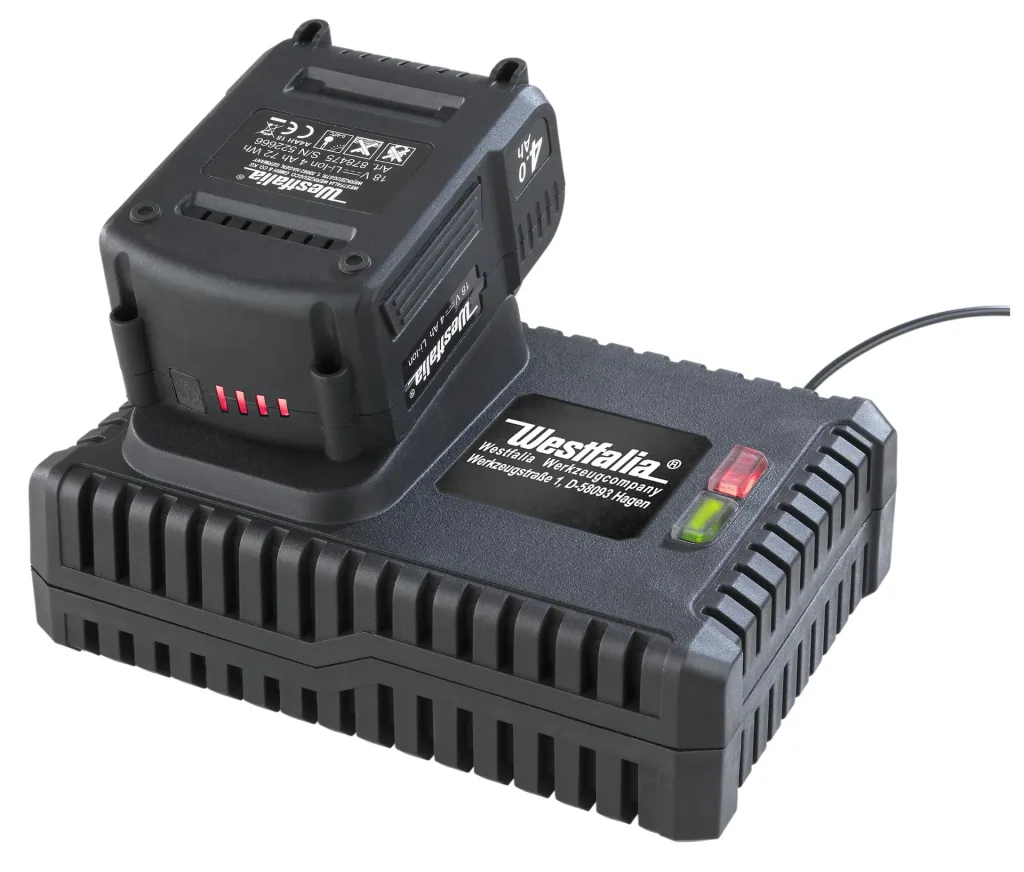 Li-Ion-Akku-Schnellladegerät 4 A, 18 Volt