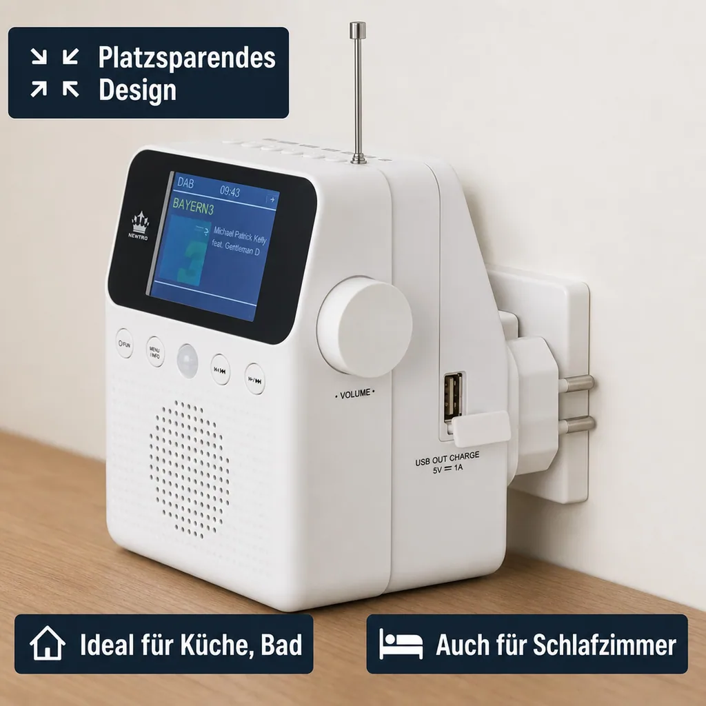Steckdosen DAB+Radio