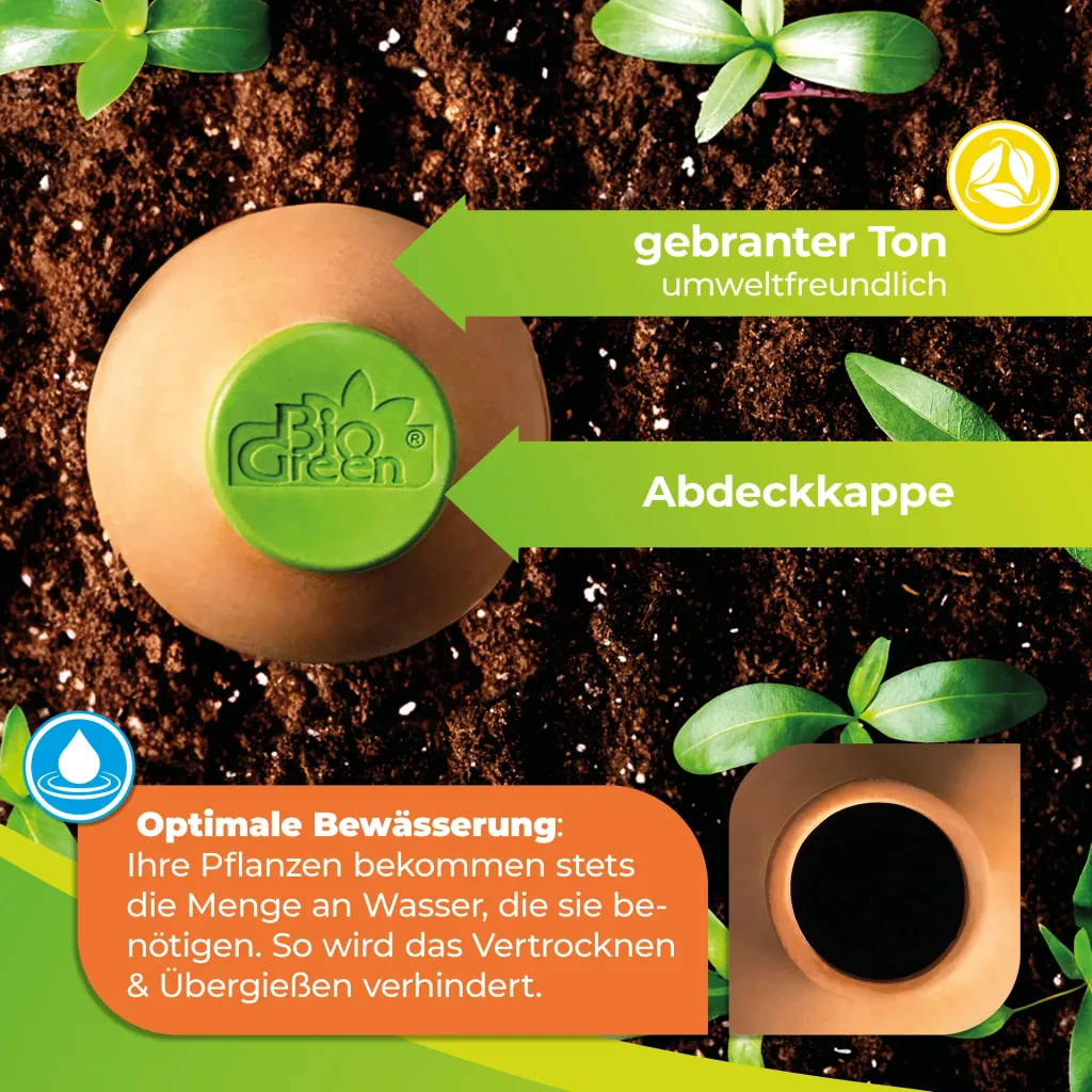 Olla-Bewässerung "Hydro Max" 1 l, Gr. S