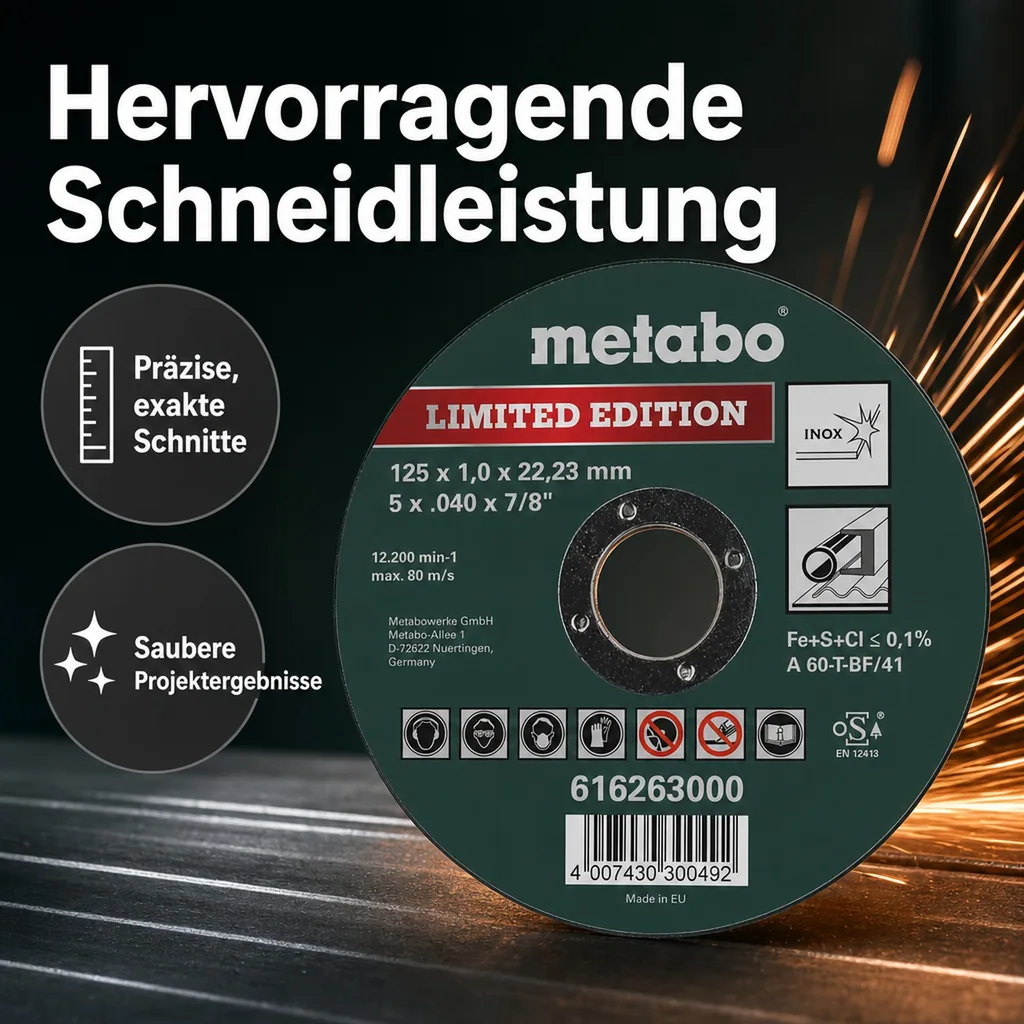 Trennscheiben Inox Special Edition II, 125 mm, 25 Stück
