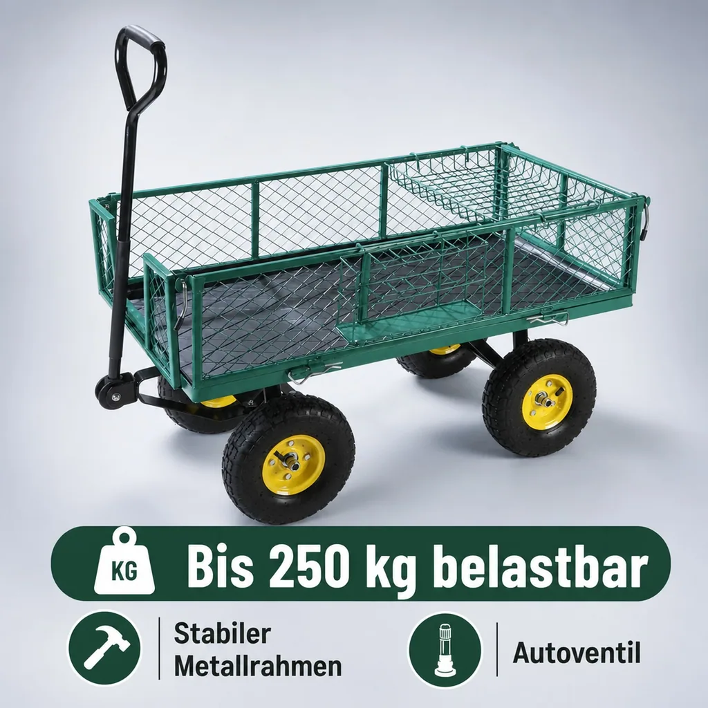 Universal Transportwagen XL- Transporthänger mit Anhängerkupplung