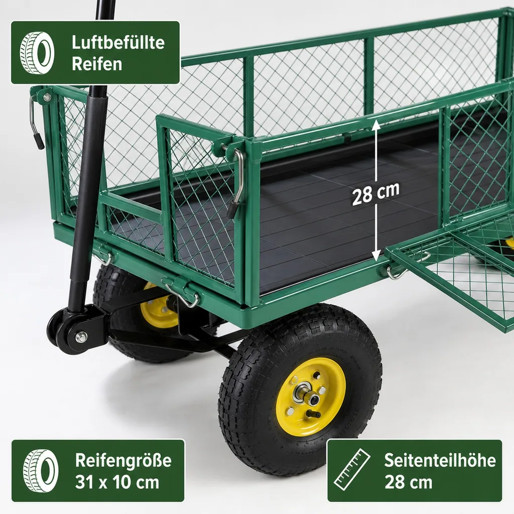 Universal Transportwagen XL- Transporthänger mit Anhängerkupplung