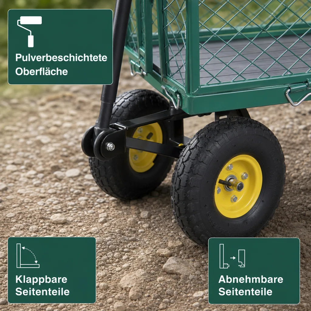 Universal Transportwagen XL- Transporthänger mit Anhängerkupplung
