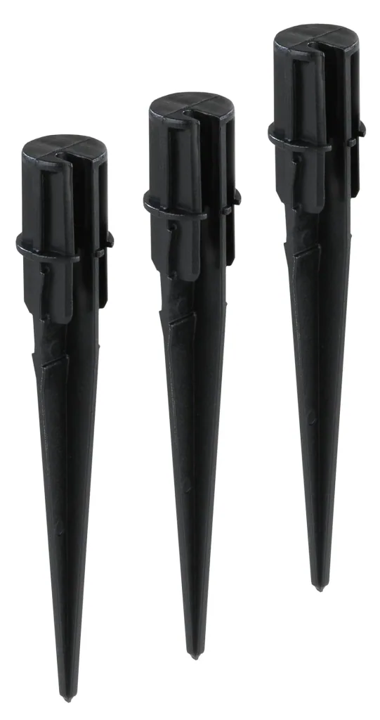 Bambus Solar Flammen Leuchte, 3er-Set