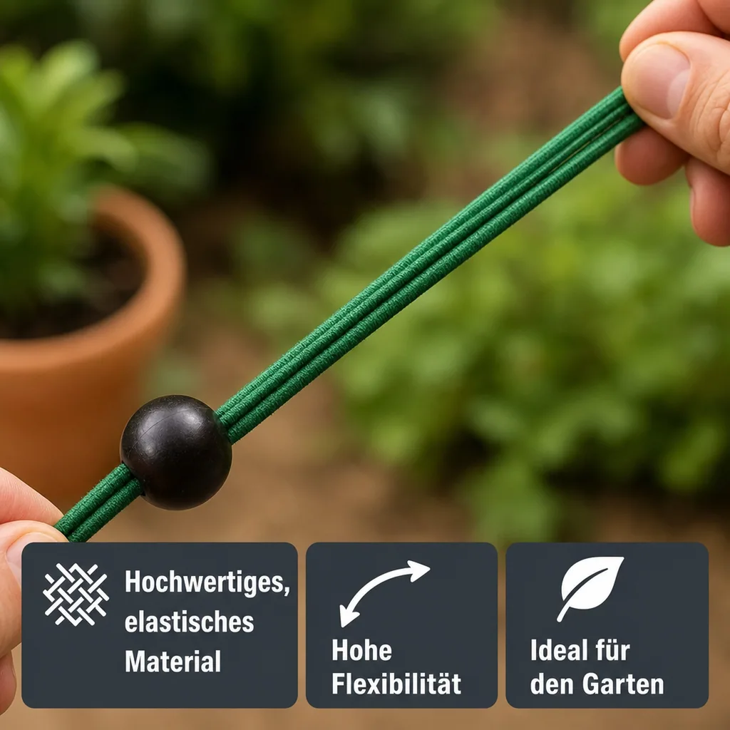 Kugel Gummibandspanner 12 Stück, zur Befestigung von Planen + Netzen