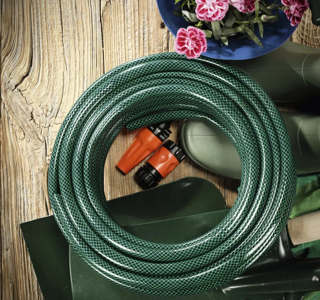 Gartenschlauch 20 m, 1/2", inklusive Spritze