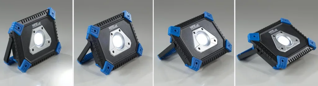 LED Akku Fluter 20 Watt COB mit Powerbank