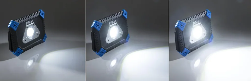 LED Akku Fluter 20 Watt COB mit Powerbank