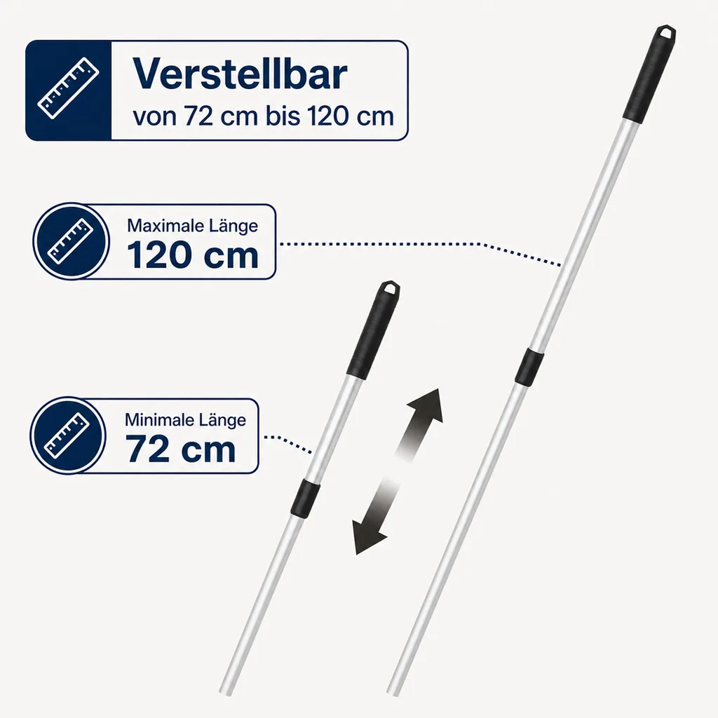 Aluminium- Teleskopgriff 120 cm zu Art.922152