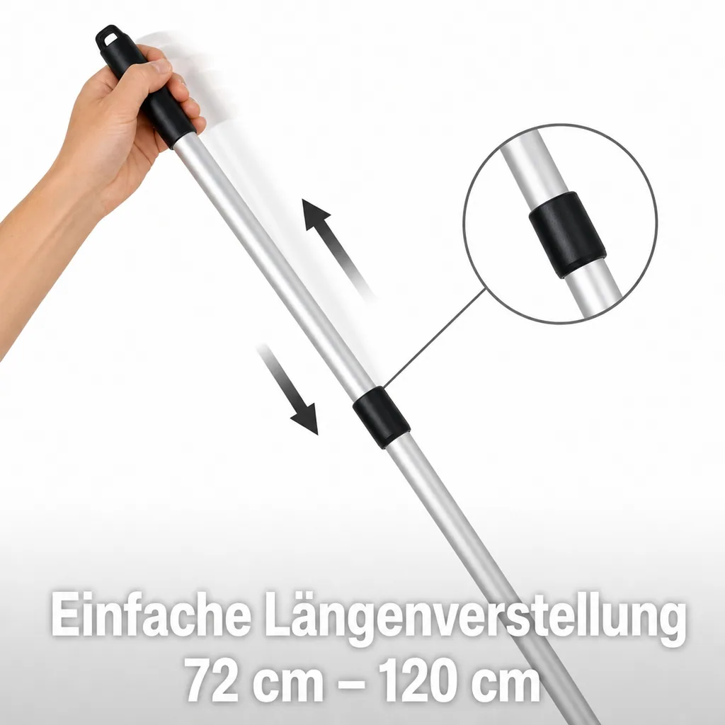 Aluminium- Teleskopgriff 120 cm zu Art.922152