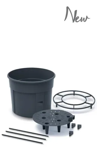 Anzuchttopf für Tomaten "Grow 1", Ø 295 mm, anthrazit